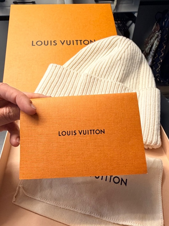 Louis Vuitton Ribbed Beenie with Monogram Patch main image 6